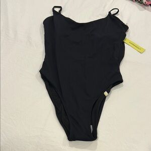 SUMMERSALT Black One Piece Swimsuit
